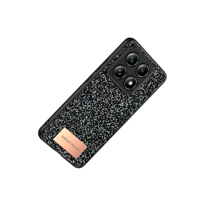 Onegif Xiaomi Mi 14T Pro Bright Simli Kapak - Siyah
