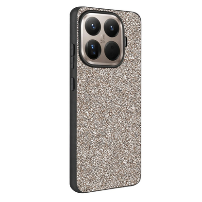 Onegif Xiaomi Mi 15T Pro Bright Simli Kapak - Gümüş