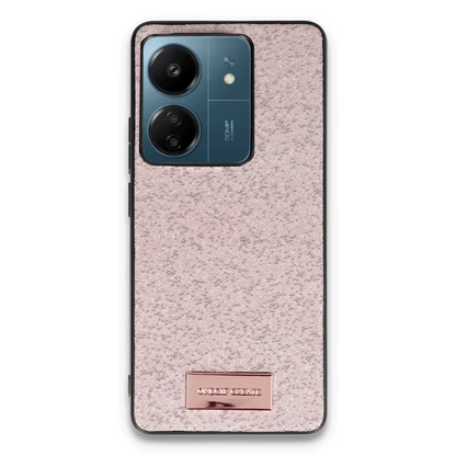 Onegif Xiaomi Redmi 13C Bright Simli Kapak - Pembe