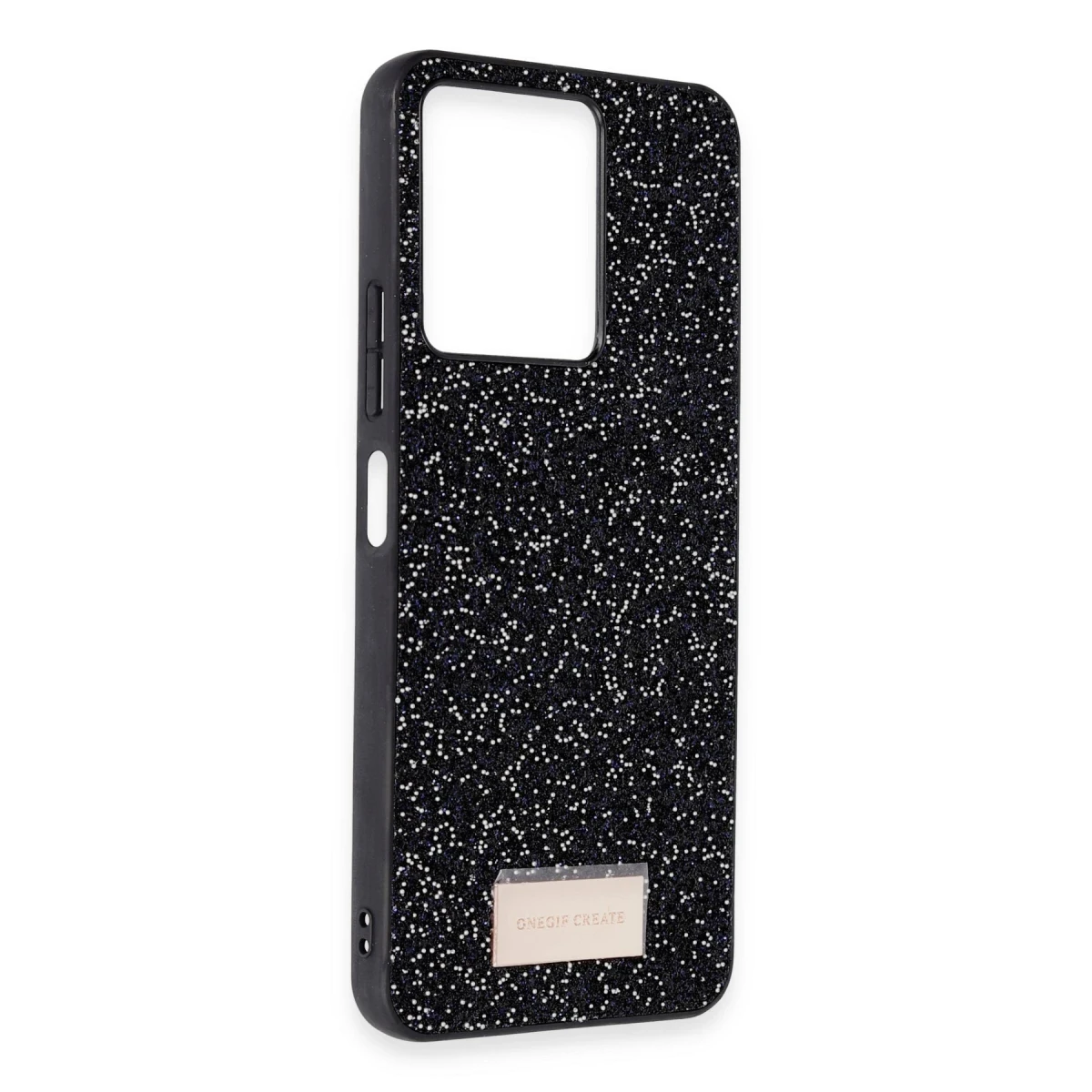 Onegif Xiaomi Redmi 13C Bright Simli Kapak - Pembe