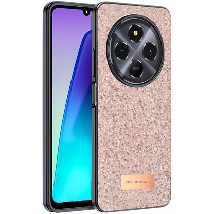 Onegif Xiaomi Redmi 14C Bright Simli Kapak - Pembe