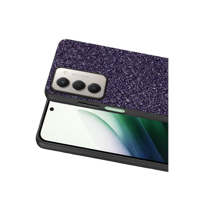 Onegif Xiaomi Redmi 15 4G Bright Simli Kapak - Derin Mor