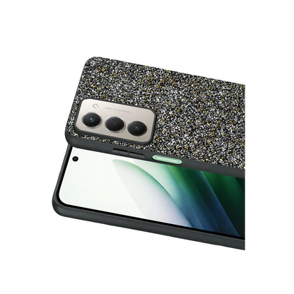 Onegif Xiaomi Redmi 15 4G Bright Simli Kapak - Gold