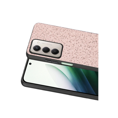 Onegif Xiaomi Redmi 15 4G Bright Simli Kapak - Pembe