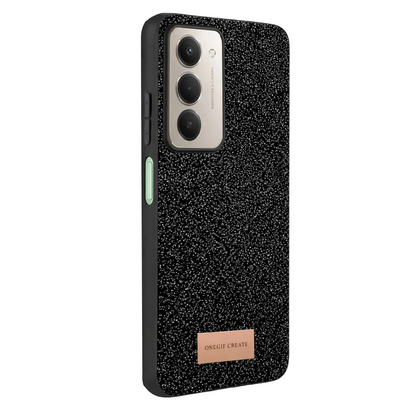 Onegif Xiaomi Redmi 15 4G Bright Simli Kapak - Siyah