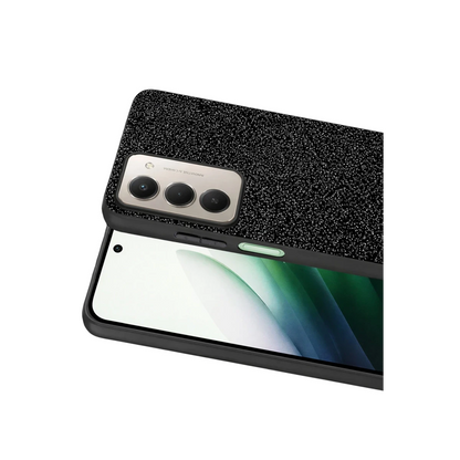 Onegif Xiaomi Redmi 15 4G Bright Simli Kapak - Siyah