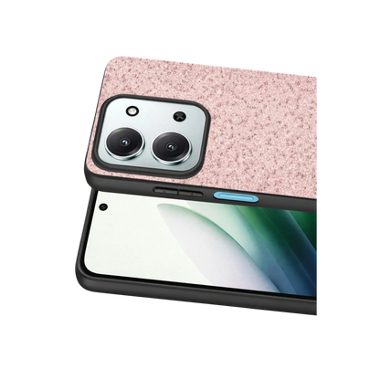 Onegif Xiaomi Redmi 15C 4G Bright Simli Kapak - Pembe