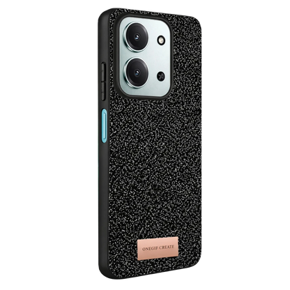 Onegif Xiaomi Redmi 15C 4G Bright Simli Kapak - Siyah