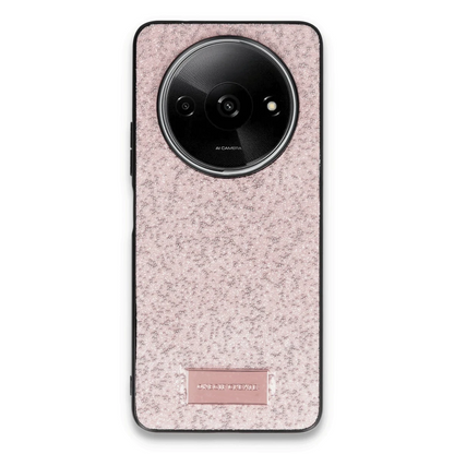 Onegif Xiaomi Redmi A3 4G Bright Simli Kapak - Pembe