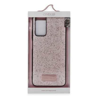 Onegif Xiaomi Redmi Note 12 Pro 4G Bright Simli Kapak - Derin Mor