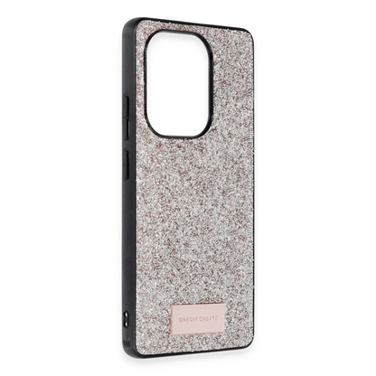 Onegif Xiaomi Redmi Note 13 Pro 4G Bright Simli Kapak - Gold