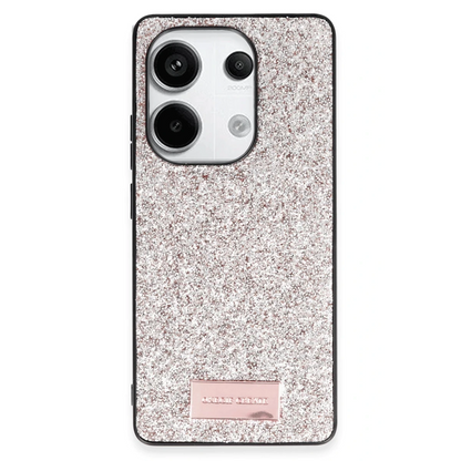 Onegif Xiaomi Redmi Note 13 Pro 4G Bright Simli Kapak - Gold