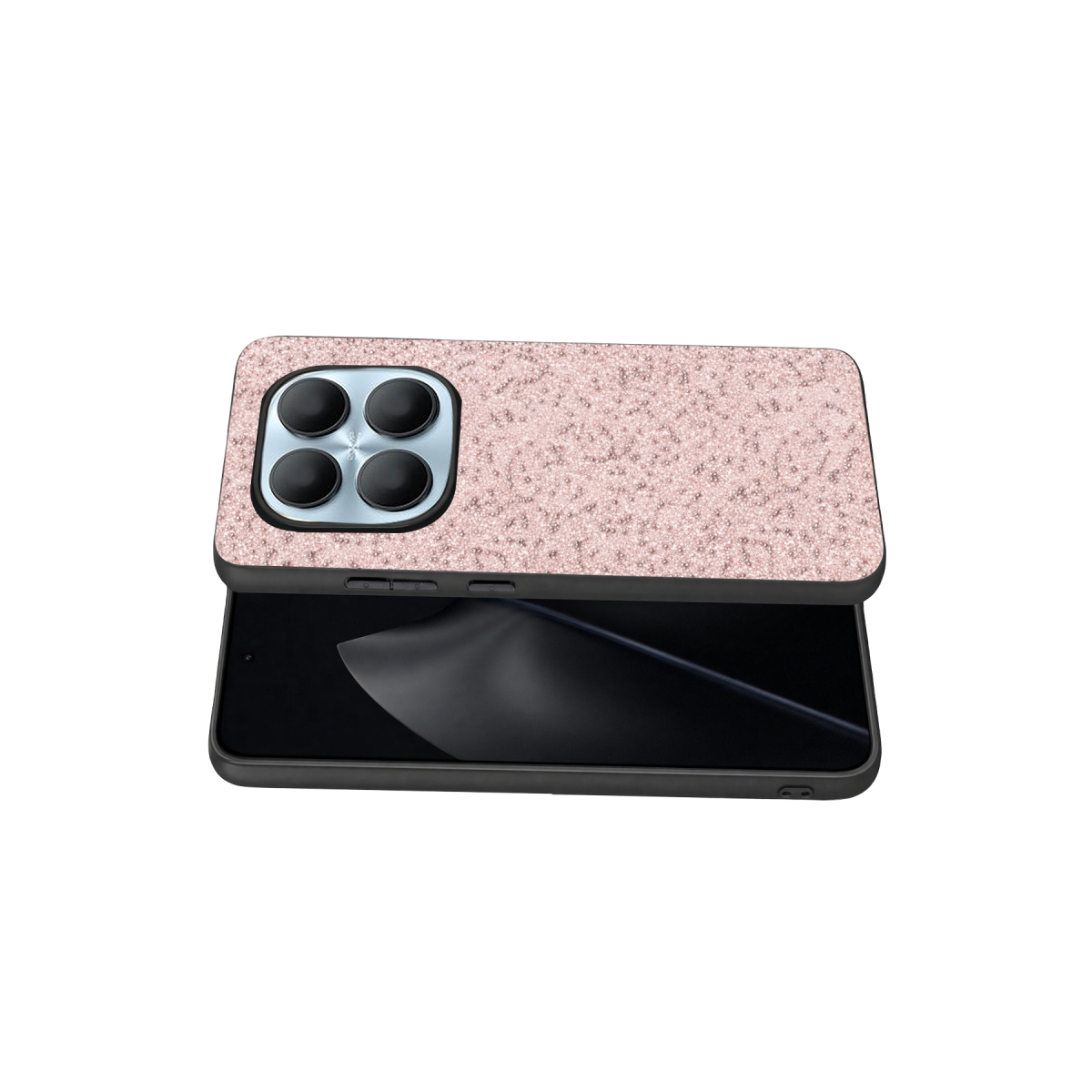 Onegif Xiaomi Redmi Note 15 Pro 4G Bright Simli Kapak - Pembe