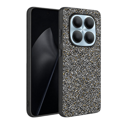 Onegif Xiaomi Redmi Note 15 Pro 5G Bright Simli Kapak - Gold