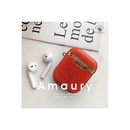 Santa Barbara Polo Racquet Club Apple Airpods (1.nesil) Amaury Kılıf - Kahverengi
