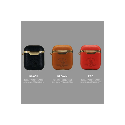 Santa Barbara Polo Racquet Club Apple Airpods (1.nesil) Amaury Kılıf - Siyah