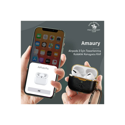 Santa Barbara Polo Racquet Club Apple Airpods 3 (3.nesil) Amaury Kılıf - Kırmızı