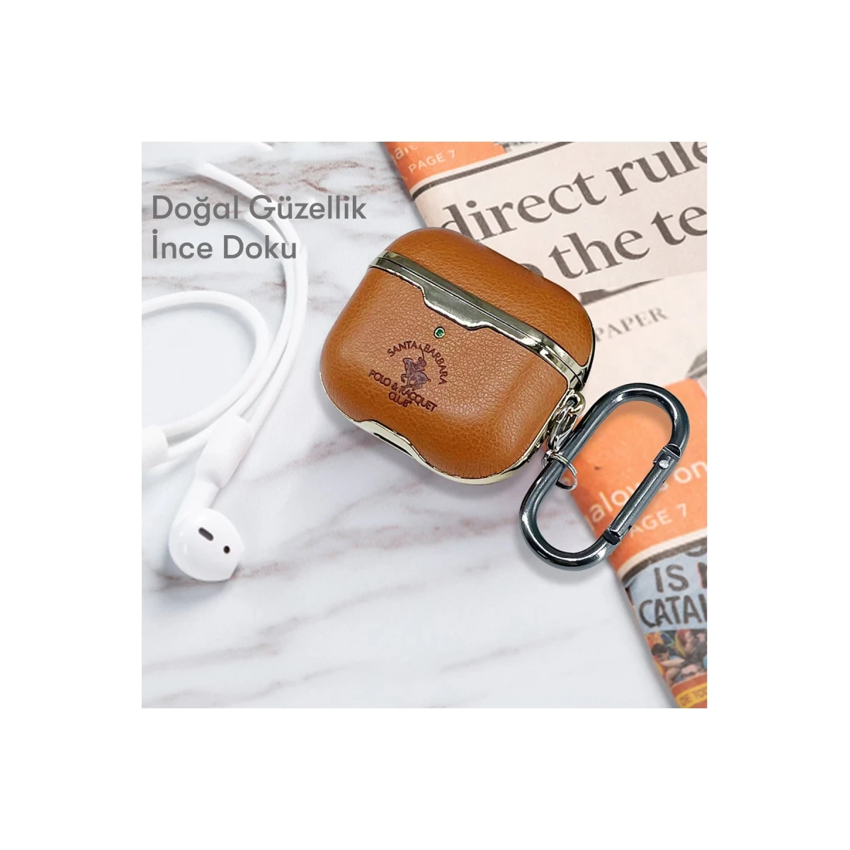 Santa Barbara Polo Racquet Club Apple Airpods 3 (3.nesil) Amaury Kılıf - Siyah