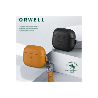 Santa Barbara Polo Racquet Club Apple Airpods 3 (3.nesil) Orwell Kılıf - Kahverengi