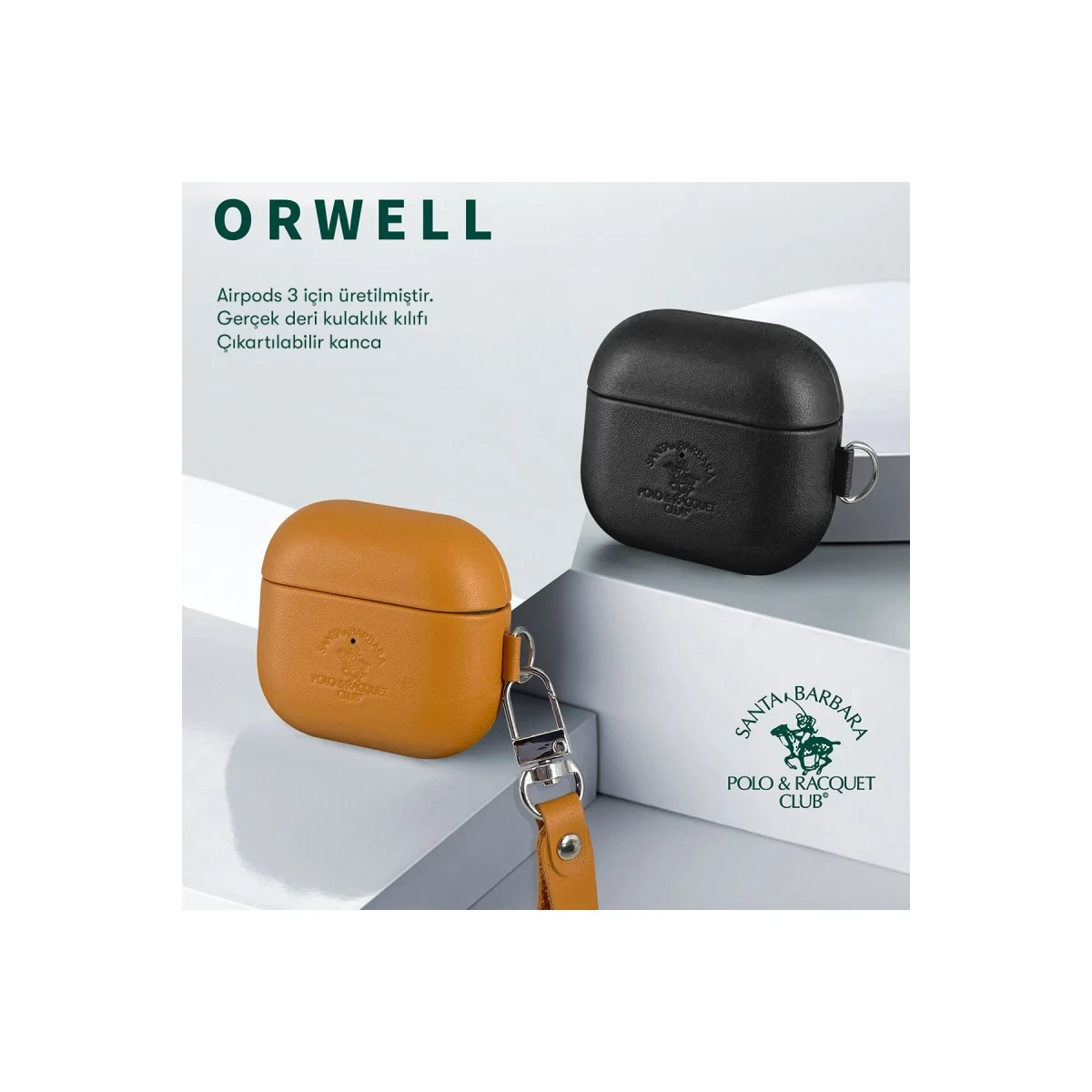 Santa Barbara Polo Racquet Club Apple Airpods 3 (3.nesil) Orwell Kılıf - Pembe