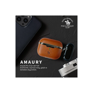 Santa Barbara Polo Racquet Club Apple Airpods Pro (1.nesil) Amaury Kılıf - Kırmızı