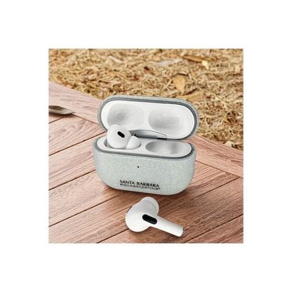 Santa Barbara Polo Racquet Club Apple Airpods Pro 2 (2.nesil) Aurora Simli Kılıf - Beyaz