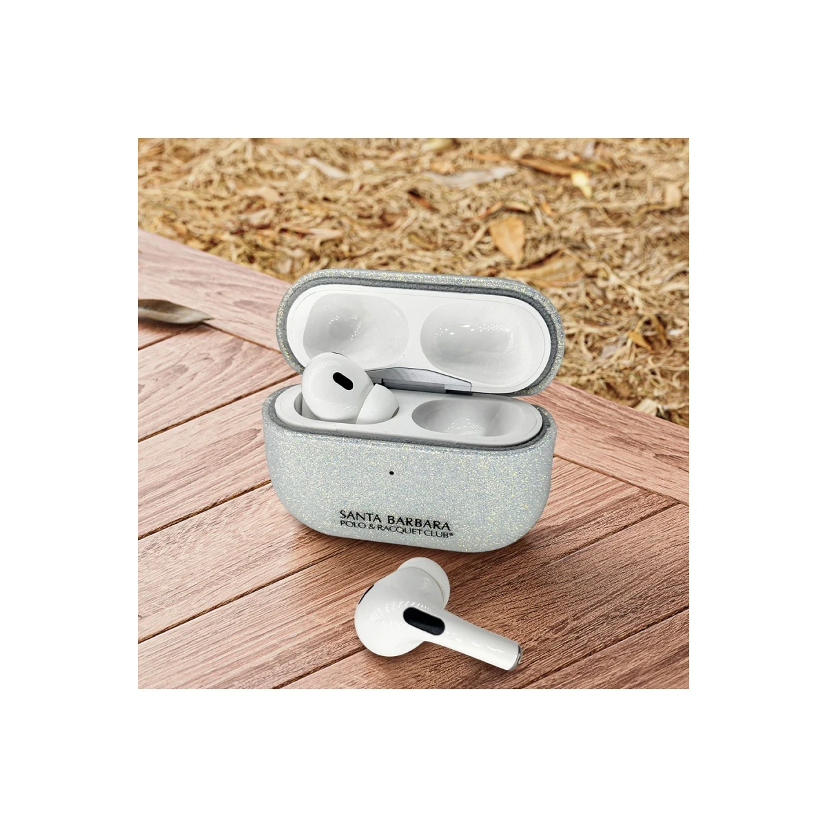Santa Barbara Polo Racquet Club Apple Airpods Pro 2 (2.nesil) Aurora Simli Kılıf - Gold