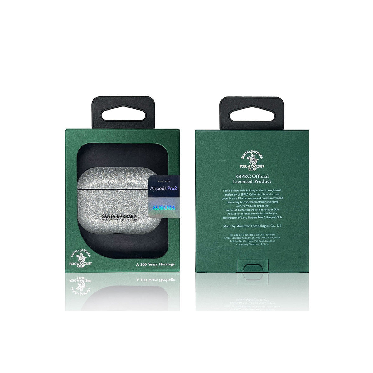 Santa Barbara Polo Racquet Club Apple Airpods Pro 2 (2.nesil) Aurora Simli Kılıf