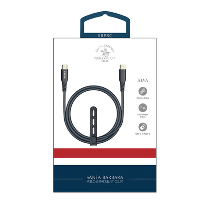 Santa Barbara Polo Racquet Club Alva 60W Type-C to Type-C PD Data Şarj Kablosu