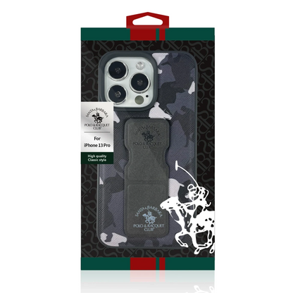 Santa Barbara Polo Racquet Club Apple iPhone 13 Enos Standlı Kapak - Kırmızı