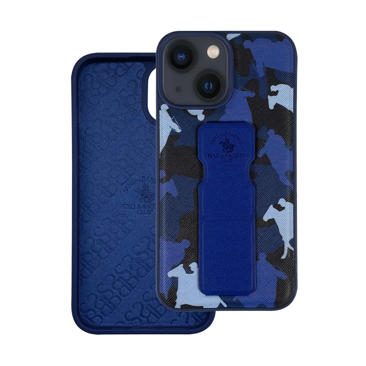 Santa Barbara Polo Racquet Club Apple iPhone 13 Enos Standlı Kapak - Lacivert