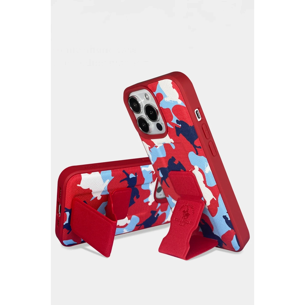 Santa Barbara Polo Racquet Club Apple iPhone 13 Enos Standlı Kapak - Yeşil