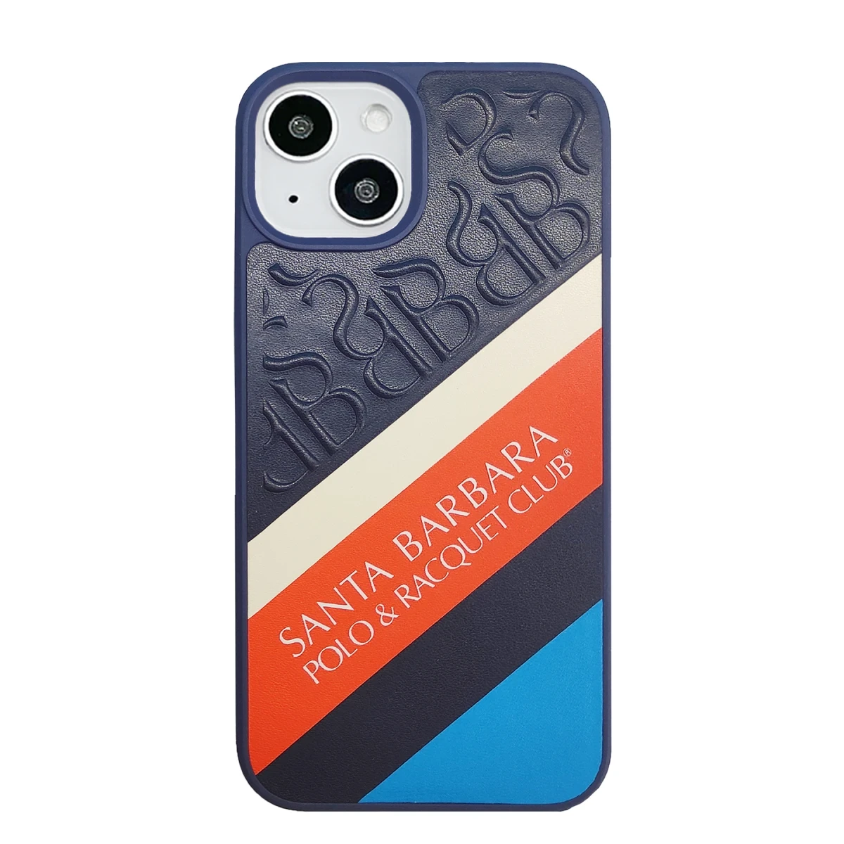 Santa Barbara Polo Racquet Club Apple iPhone 13 Franco Deri Kapak - Mavi