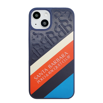 Santa Barbara Polo Racquet Club Apple iPhone 13 Franco Deri Kapak - Mavi