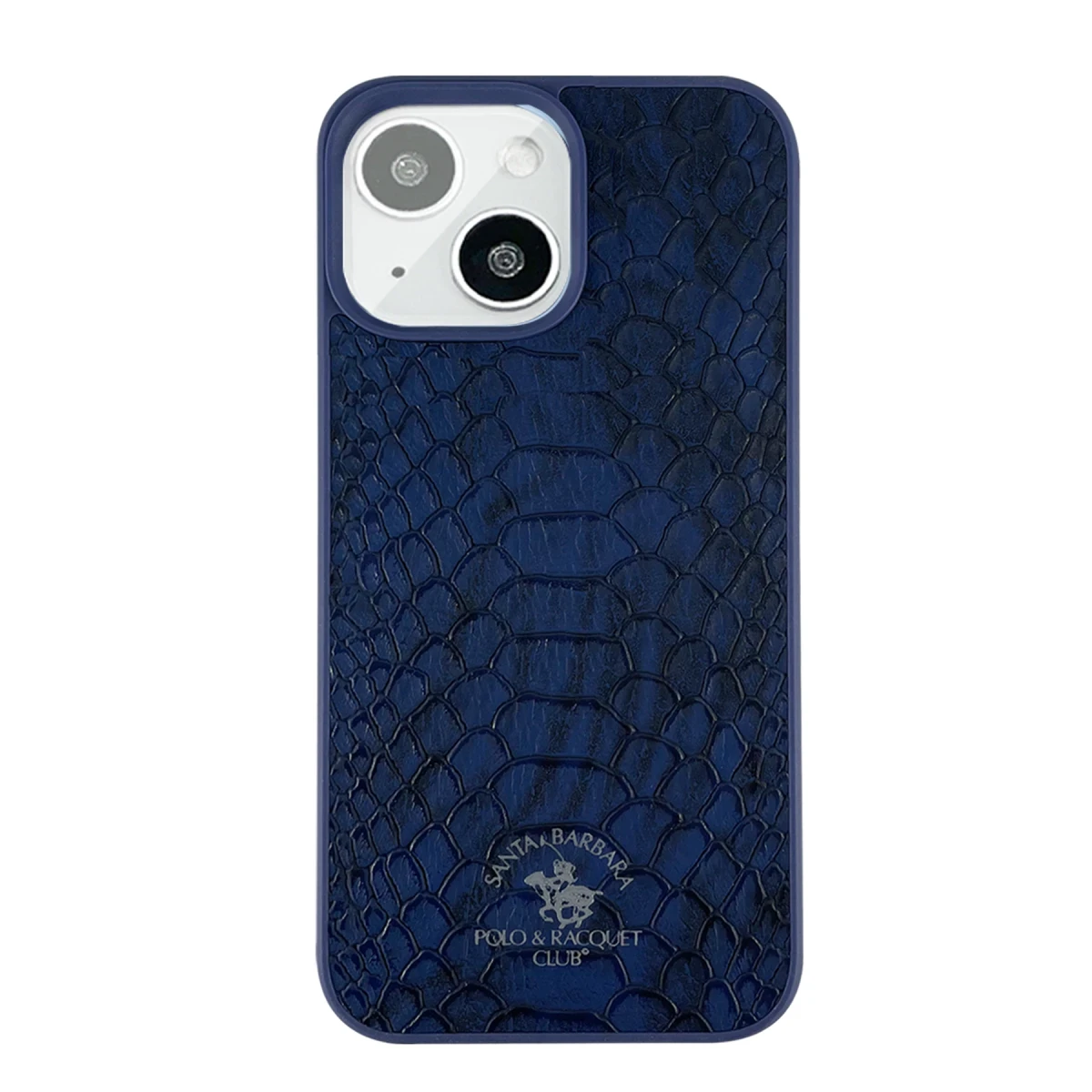Santa Barbara Polo Racquet Club Apple iPhone 13 Knight Deri Kapak - Lacivert