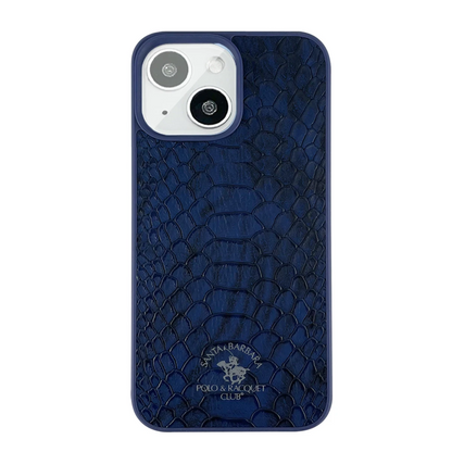 Santa Barbara Polo Racquet Club Apple iPhone 13 Knight Deri Kapak - Lacivert