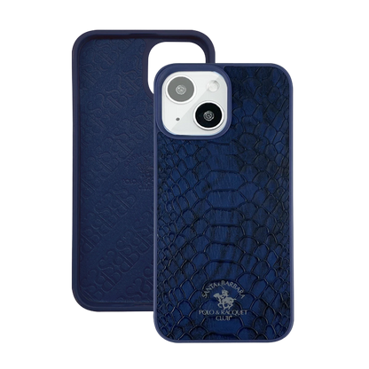 Santa Barbara Polo Racquet Club Apple iPhone 13 Knight Deri Kapak - Lacivert