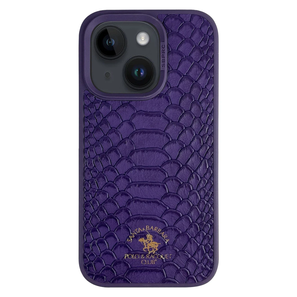 Santa Barbara Polo Racquet Club Apple iPhone 13 Knight Deri Kapak - Mor