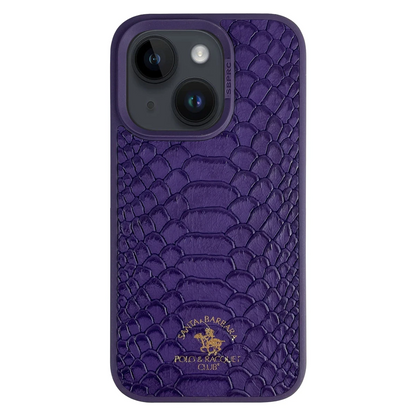 Santa Barbara Polo Racquet Club Apple iPhone 13 Knight Deri Kapak - Mor