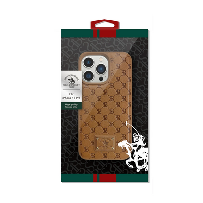 Santa Barbara Polo Racquet Club Apple iPhone 13 Merte Kapak - Kahverengi