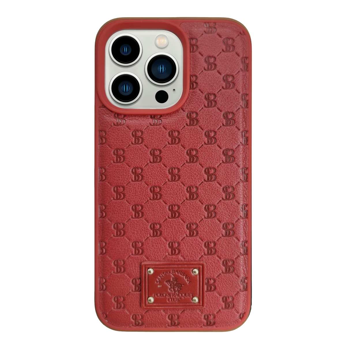 Santa Barbara Polo Racquet Club Apple iPhone 13 Merte Kapak - Kırmızı