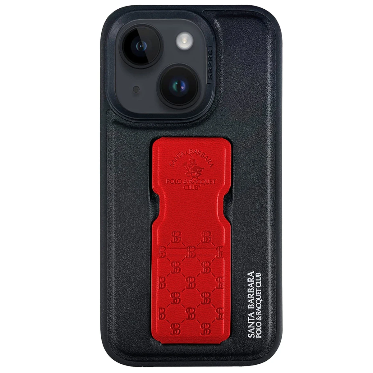 Santa Barbara Polo Racquet Club Apple iPhone 13 Parker Stand Kapak - Kırmızı