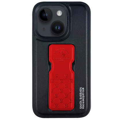 Santa Barbara Polo Racquet Club Apple iPhone 13 Parker Stand Kapak - Kırmızı