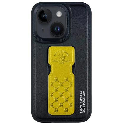 Santa Barbara Polo Racquet Club Apple iPhone 13 Parker Stand Kapak - Sarı