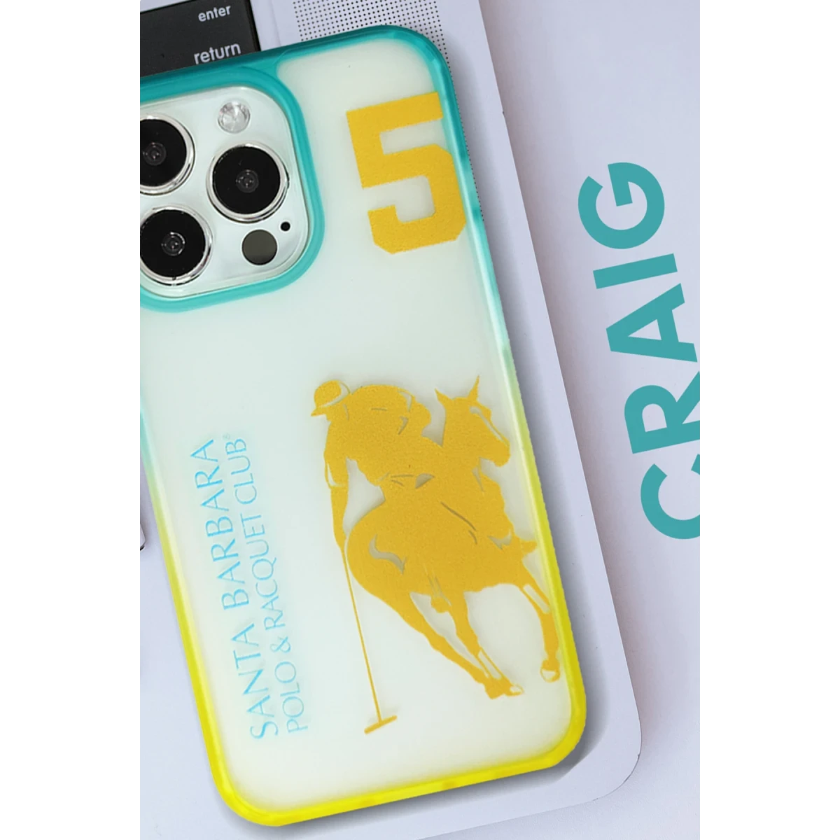 Santa Barbara Polo Racquet Club Apple iPhone 13 Pro Craig Kapak - Kırmızı