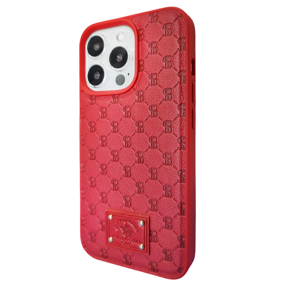 Santa Barbara Polo Racquet Club Apple iPhone 13 Pro Max Merte Kapak - Kırmızı