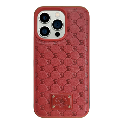 Santa Barbara Polo Racquet Club Apple iPhone 13 Pro Max Merte Kapak - Kırmızı