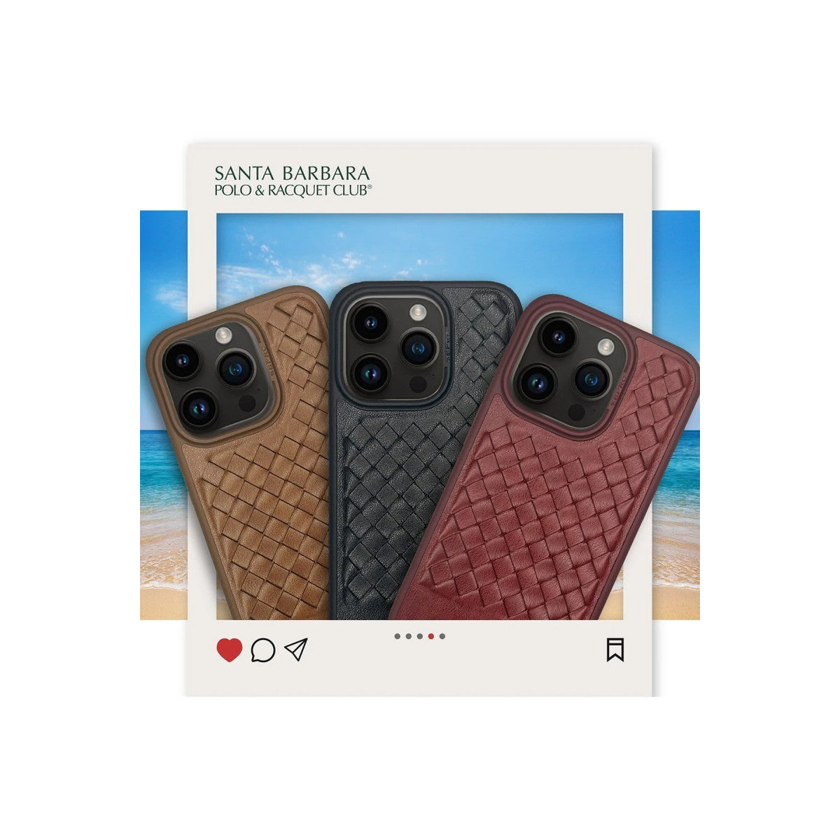 Santa Barbara Polo Racquet Club Apple iPhone 13 Pro Max Ravel Deri Kapak