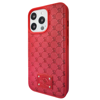 Santa Barbara Polo Racquet Club Apple iPhone 13 Pro Merte Kapak - Kırmızı