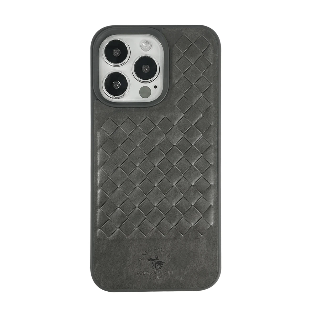Santa Barbara Polo Racquet Club Apple iPhone 13 Pro Ravel Deri Kapak - Yeşil